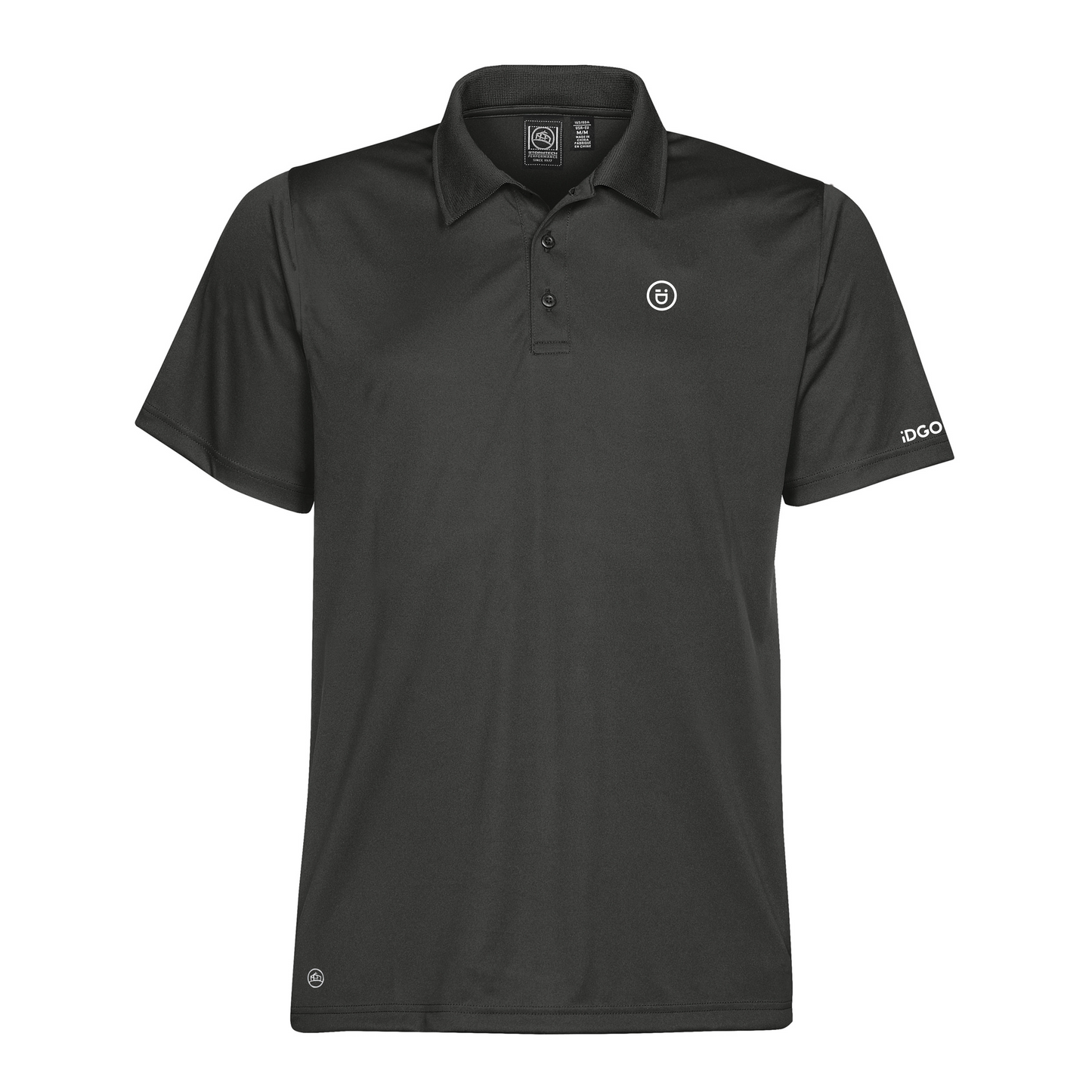 Men's Eclipse H2X-DRY® Piqué Polo – Carbon – iD Golf