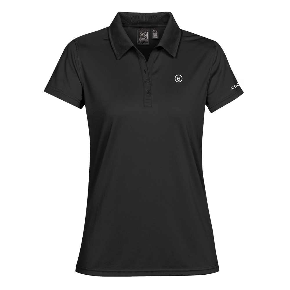 Women’s Eclipse H2X‑DRY Piqué Polo – Black