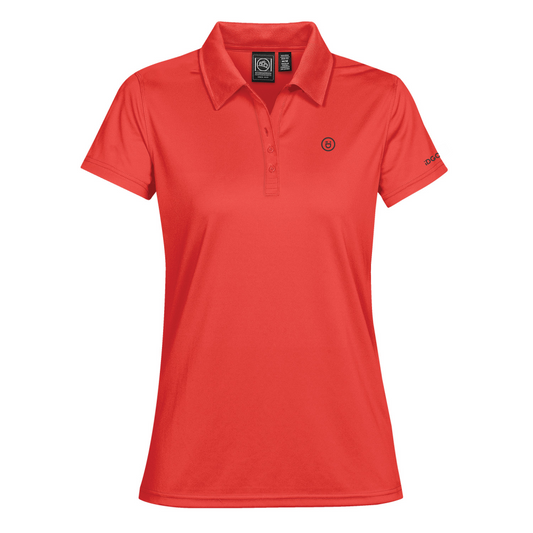 Women’s Eclipse H2X‑DRY Piqué Polo – Bright Red