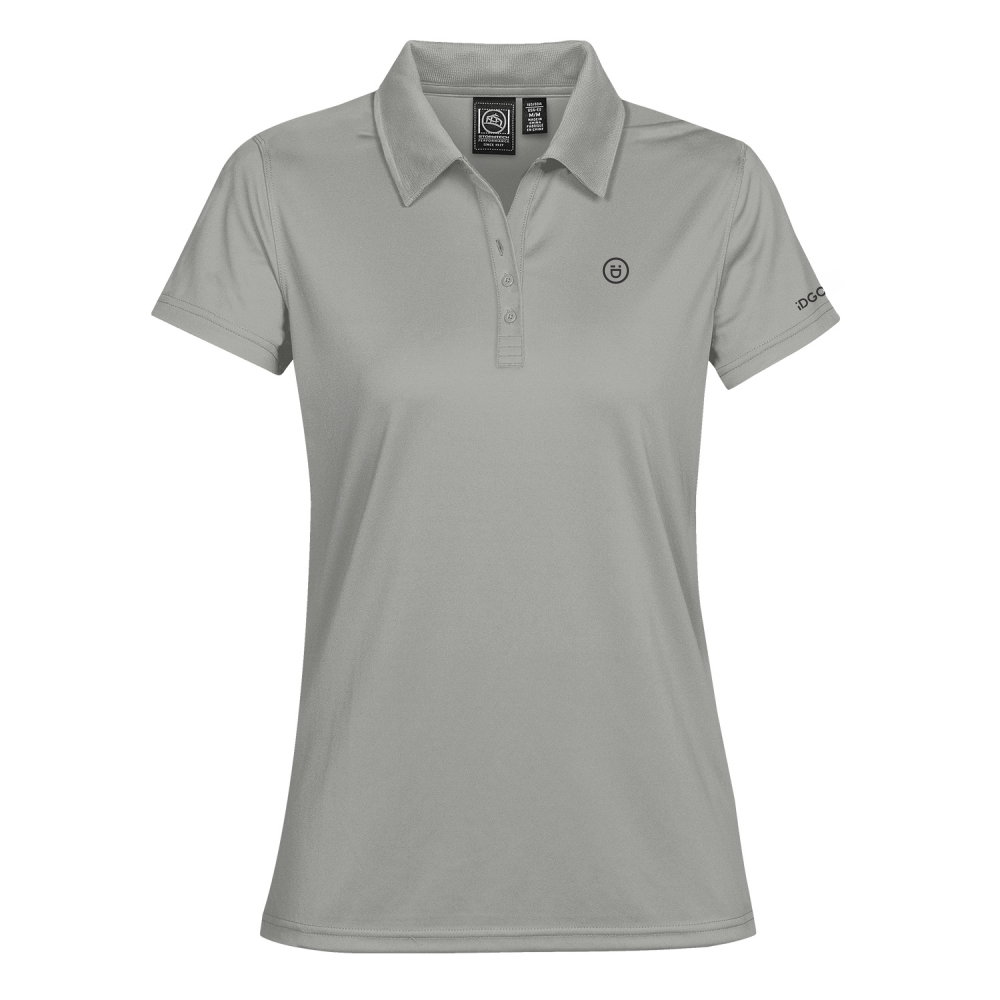 Women’s Eclipse H2X‑DRY Piqué Polo – Cool Silver